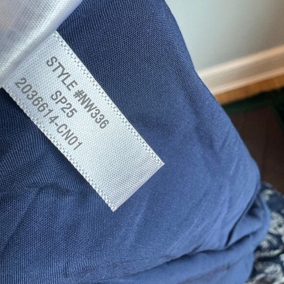 Madewell Women's Sheer V-Neck Maxi Dress in Saylor Floral Navy Size 2 NWT - Picture 12 of 15